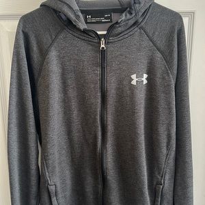 Under Armour gray zip up hoodie